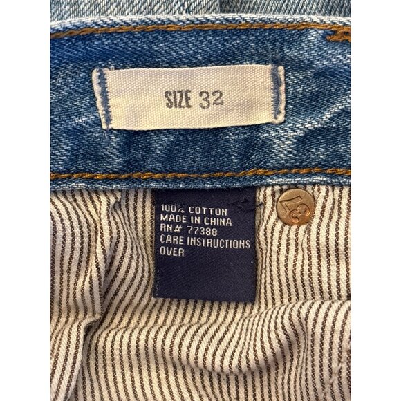 Madewell Jeans Size 32 X 29 Straight Leg Mid Wash 100% Cotton Ankle Comfort - Picture 10 of 10